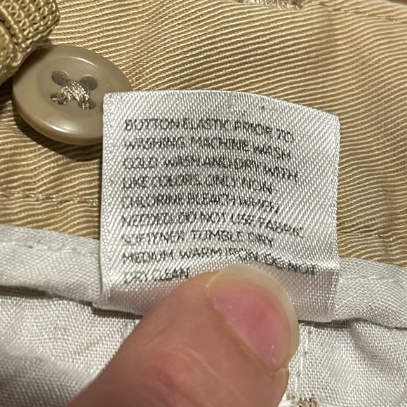 Old Navy Fall 09 Khaki/Tan Plain Front Short 100%Cotton Boy Size 10 - Picture 10 of 11